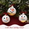Wrapables Snowman Face Stickers for Crafts, Christmas Decoration for Windows, Refrigerators, Water Bottles, Cups (Set of 41), Frosty